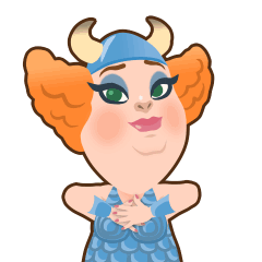 Animation of an Opera singer for a messaging app